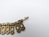 Stunning Antique Victorian Gold Base Metal Ornate Link Collar Necklace
