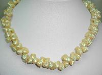 Vintage 50s Beautiful Tiny Real Shell Cluster Bead Necklace 