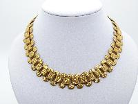 £45.00 - Stunning Antique Victorian Gold Base Metal Ornate Link Collar Necklace