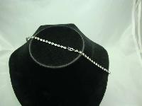 Vintage 50s Stunning Teardrop Design Diamante Necklace