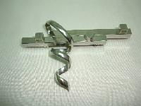 1970s Very Unusual Modernist Abstract Silver Brooch Statement Piece!