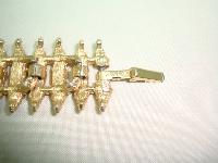 Vintage 60s Signed Avon Attractive Textured Link Goldtone Bracelet