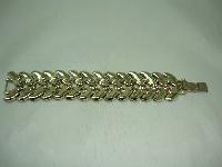 Vintage 50s Signed Coro Pegasus Wide Grey Thermoset Lucite Bracelet