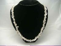 Fabulous Real White Quartz Crystal Necklace STUNNING!