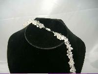 Fabulous Real White Quartz Crystal Necklace STUNNING!