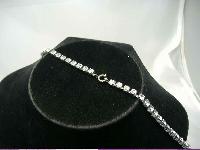 Vintage 50s Quality Sparkling Diamante Drop Necklace