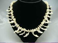 Vintage 50s Stunning Mother of Pearl Necklace QUALITY!