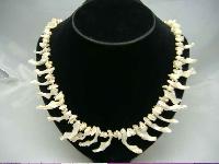Vintage 50s Stunning Mother of Pearl Necklace QUALITY!