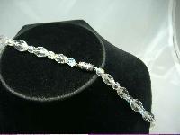 1930s Quality Graduating Crystal Glass Bead Necklace